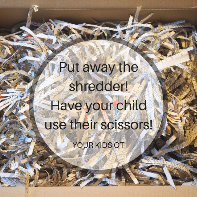 How to Teach a Child to Cut with Scissors - Your Therapy Source