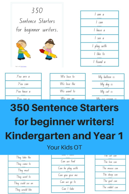 sentence-starters-school-reading-2nd-grade-writing-classroom-writing