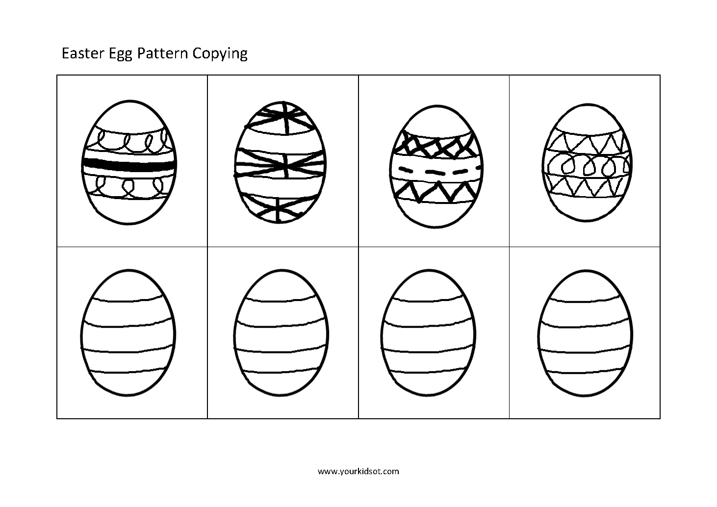 FREE Easter Egg Patterns